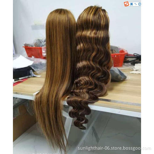 Bas prix Perruque body wave sans colle vrai Remy humaine chevuex bresilien haute qualite pour noir femme perruque dentelle
